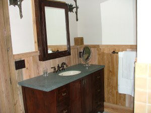 Bathroom in Panguitch Lake Cabin